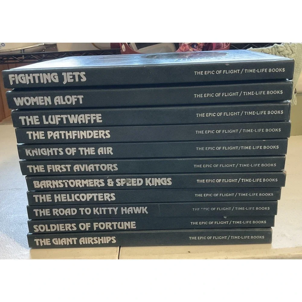 Vintage‎ Epic Of Flight 11 Vol Set Time-Life Blue HC Aviation History Books